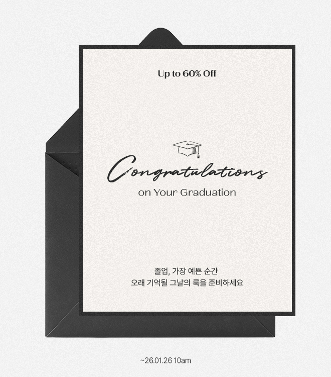 졸업식룩 1/19 10시 - 1/26 10시